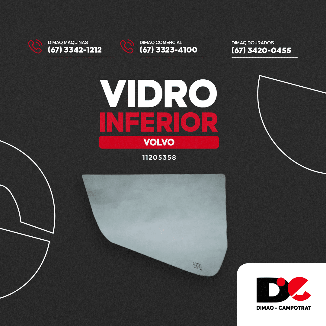 VIDRO INFERIOR 11205358 - Dimaq CG